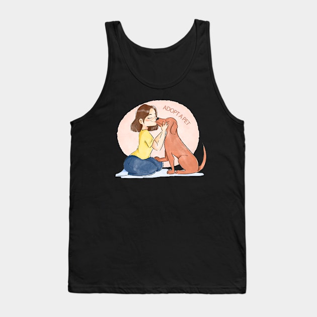 Adopt A Pet Tank Top by Mako Design 